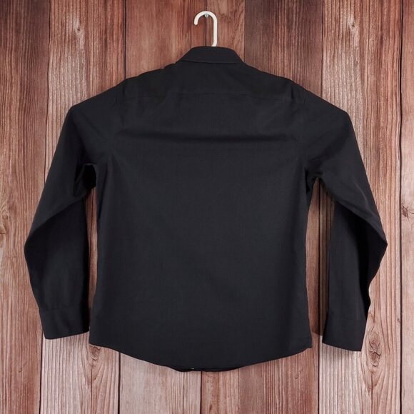 Rare UNTUCKit Mens Large Providence Friars Black Slim Fit LS Button Up Shirt - Picture 3 of 14